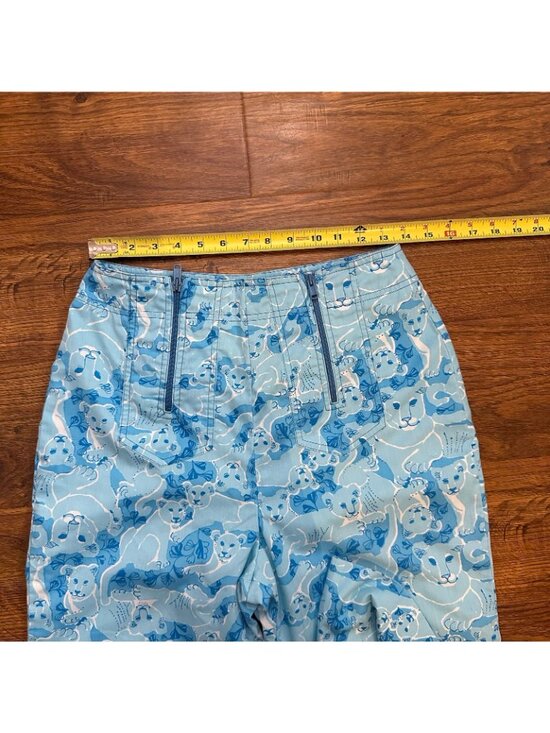 Vintage 1970s Lilly Pulitzer orange label printed pants - Picture 8 of 11